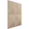Ekena Millwork 11 7/8in. W x 11 7/8in. H Tirana EnduraWall Decorative 3D Wall Panel Covers 0.98 Sq. Ft. WP12X12TIGBE - alternate 3